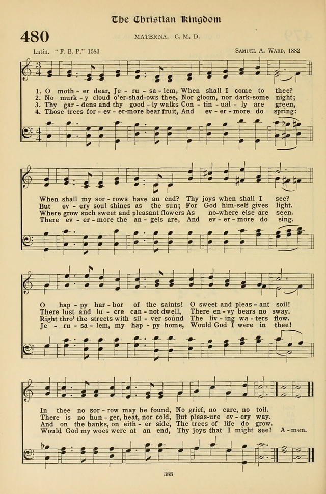 Hymns for the Living Age page 388