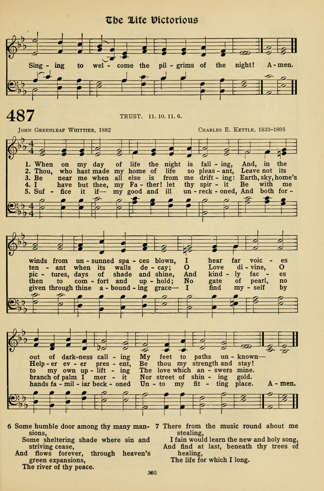 Hymns for the Living Age page 395