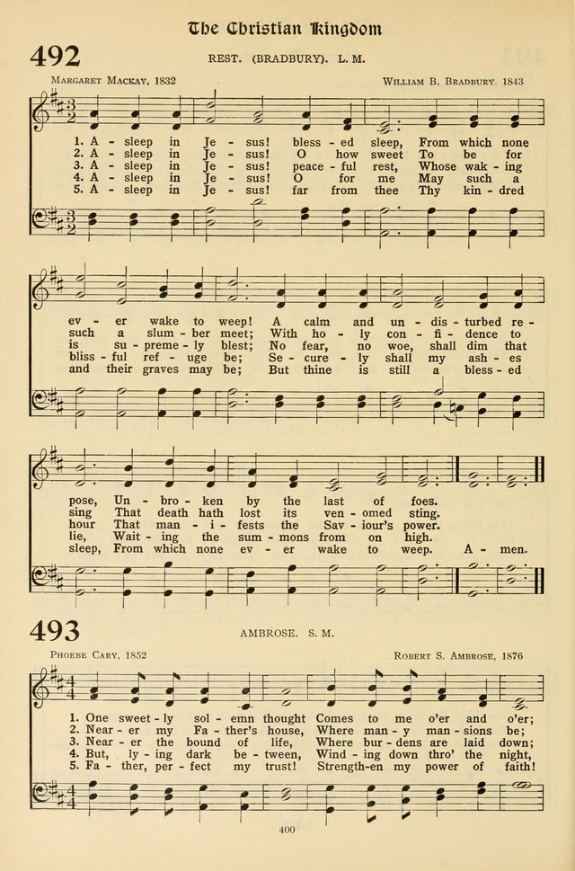 Hymns for the Living Age page 400