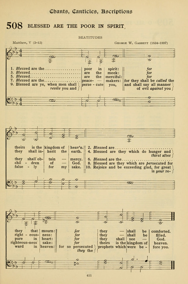 Hymns for the Living Age page 411