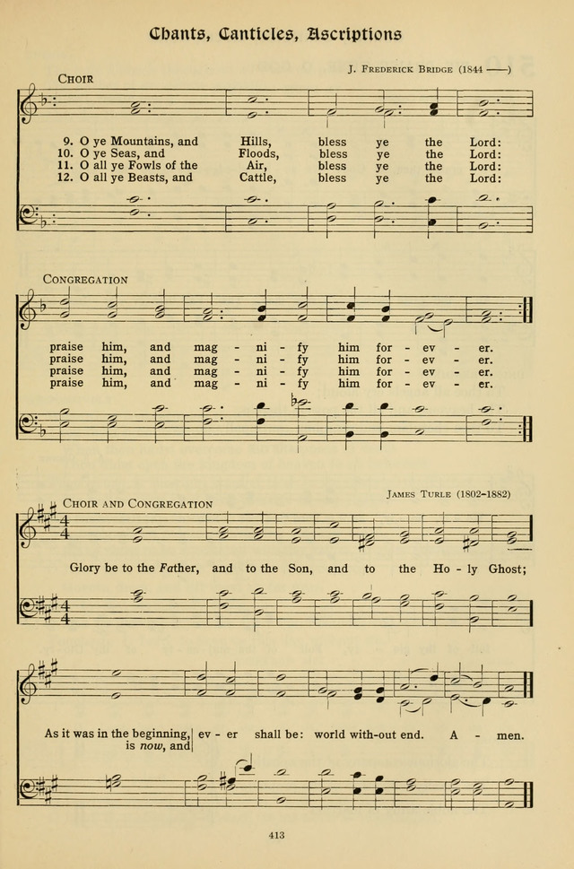 Hymns for the Living Age page 413