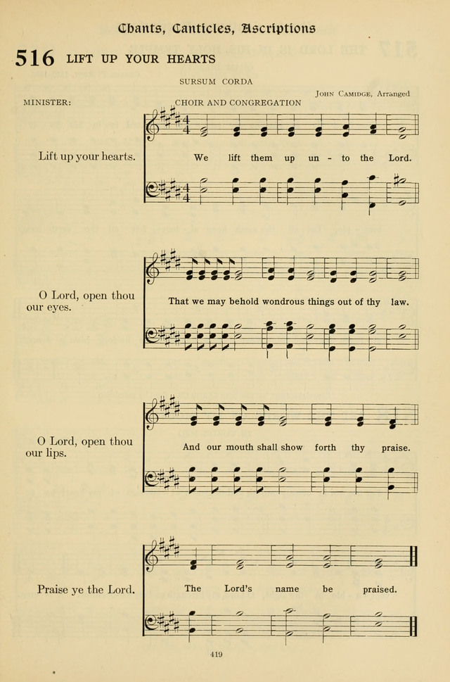 Hymns for the Living Age page 419