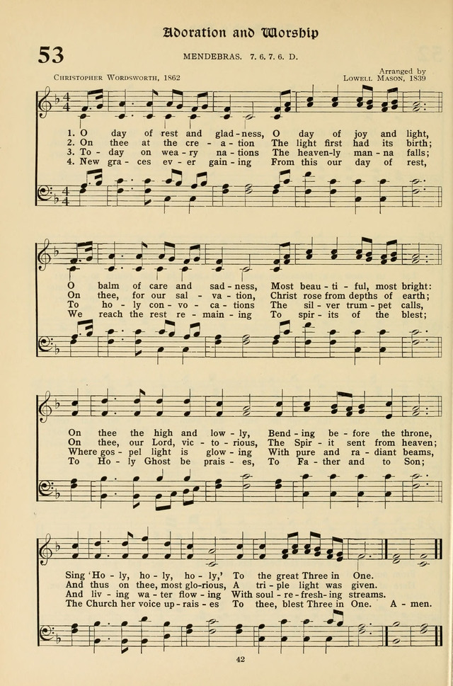 Hymns for the Living Age page 42