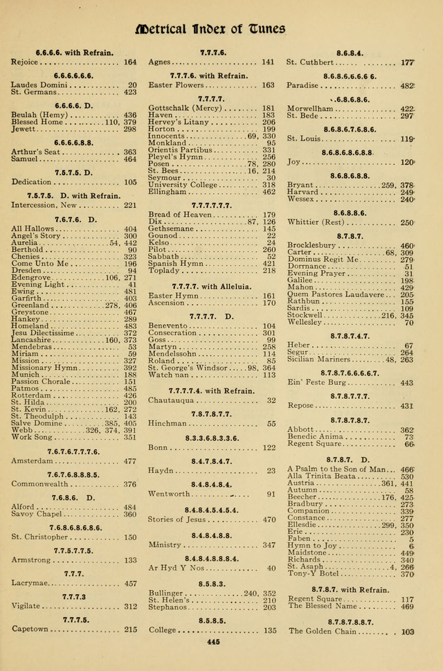 Hymns for the Living Age page 445