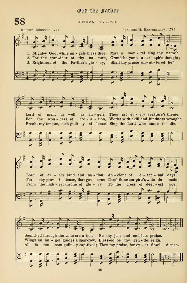 Hymns for the Living Age page 46