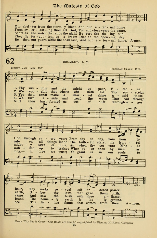 Hymns for the Living Age page 49