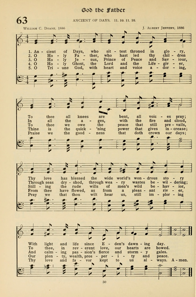 Hymns for the Living Age page 50