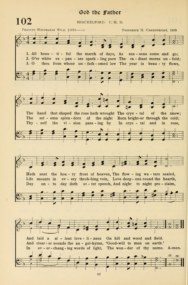 Hymns for the Living Age page 82