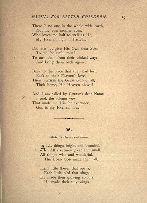 Hymns for Little Children page 19