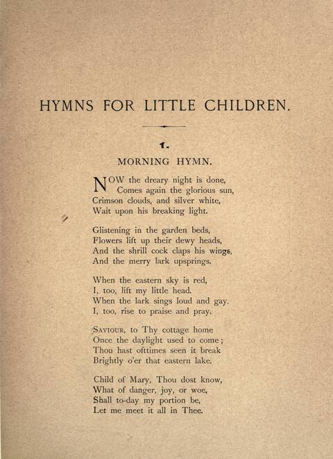 Hymns for Little Children page 7