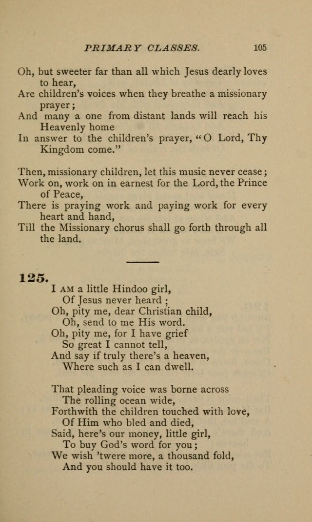 Hymnal for Primary Classes: a collection of hymns and tunes, recitations and exercises, being a manual for primary Sunday-schools (Words ed.) page 102