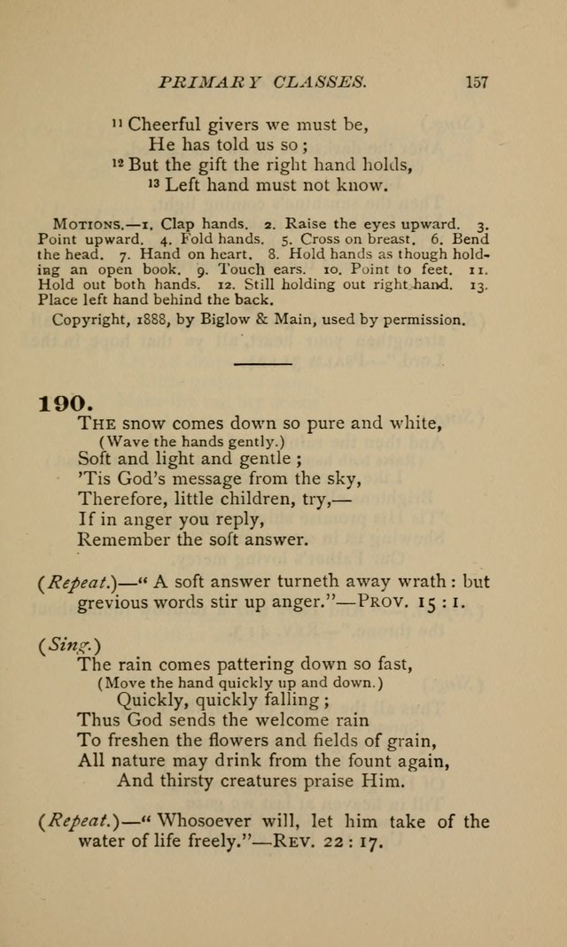 Hymnal for Primary Classes: a collection of hymns and tunes, recitations and exercises, being a manual for primary Sunday-schools (Words ed.) page 154