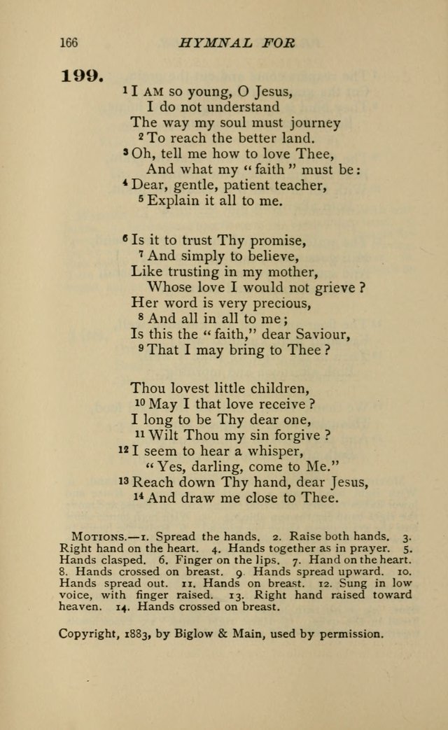 Hymnal for Primary Classes: a collection of hymns and tunes, recitations and exercises, being a manual for primary Sunday-schools (Words ed.) page 163