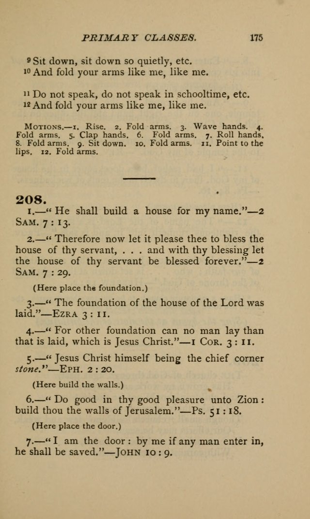 Hymnal for Primary Classes: a collection of hymns and tunes, recitations and exercises, being a manual for primary Sunday-schools (Words ed.) page 172