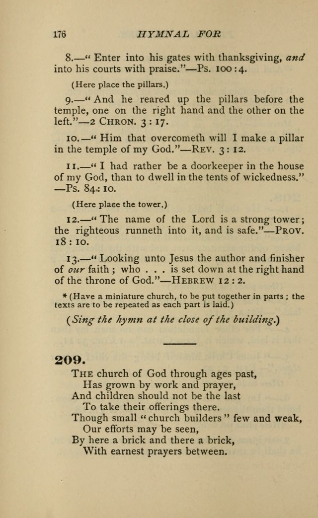 Hymnal for Primary Classes: a collection of hymns and tunes, recitations and exercises, being a manual for primary Sunday-schools (Words ed.) page 173