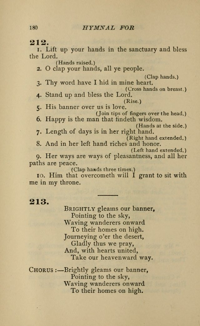 Hymnal for Primary Classes: a collection of hymns and tunes, recitations and exercises, being a manual for primary Sunday-schools (Words ed.) page 177