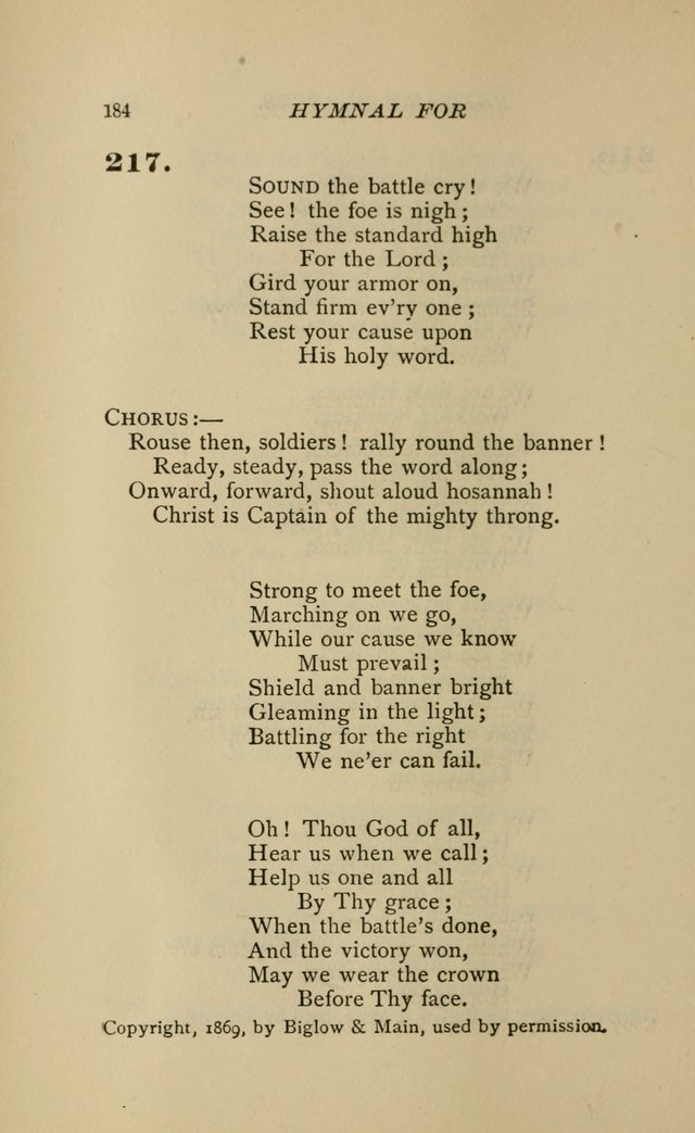 Hymnal for Primary Classes: a collection of hymns and tunes, recitations and exercises, being a manual for primary Sunday-schools (Words ed.) page 181