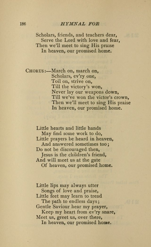 Hymnal for Primary Classes: a collection of hymns and tunes, recitations and exercises, being a manual for primary Sunday-schools (Words ed.) page 183