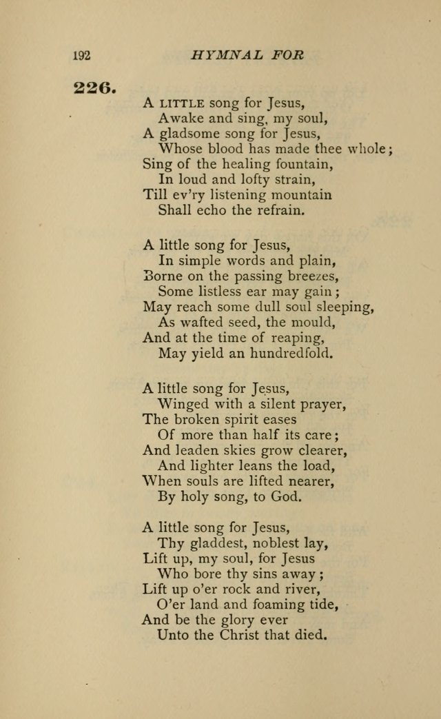 Hymnal for Primary Classes: a collection of hymns and tunes, recitations and exercises, being a manual for primary Sunday-schools (Words ed.) page 189