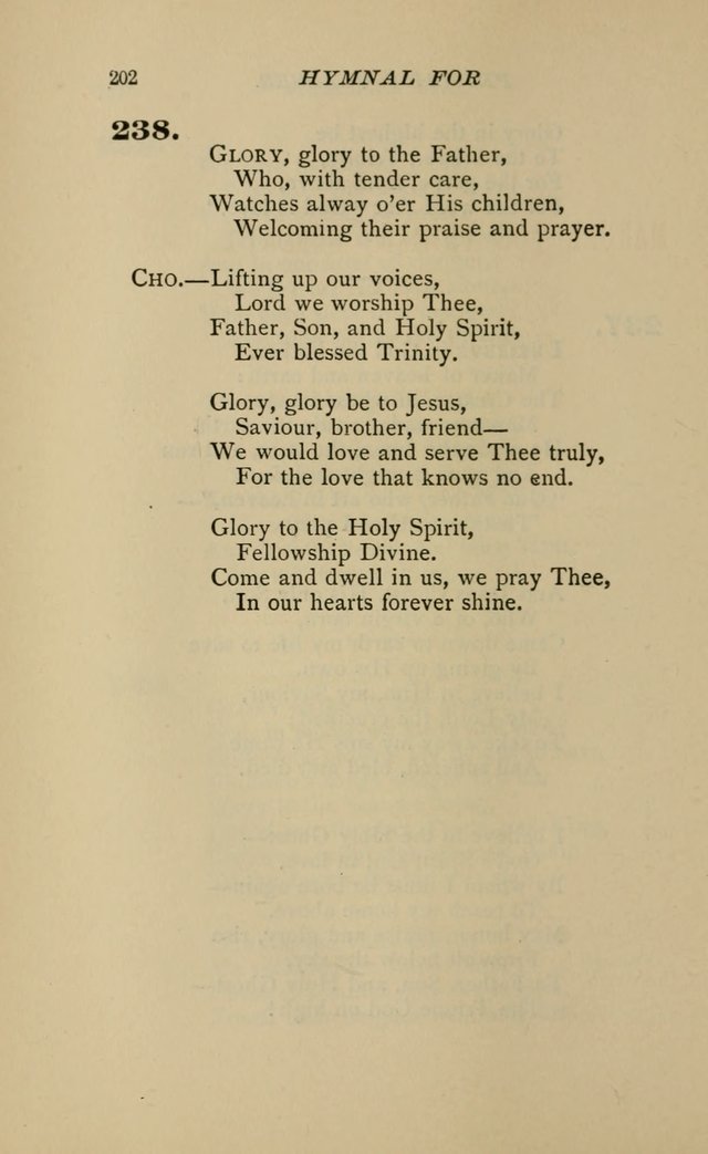 Hymnal for Primary Classes: a collection of hymns and tunes, recitations and exercises, being a manual for primary Sunday-schools (Words ed.) page 199