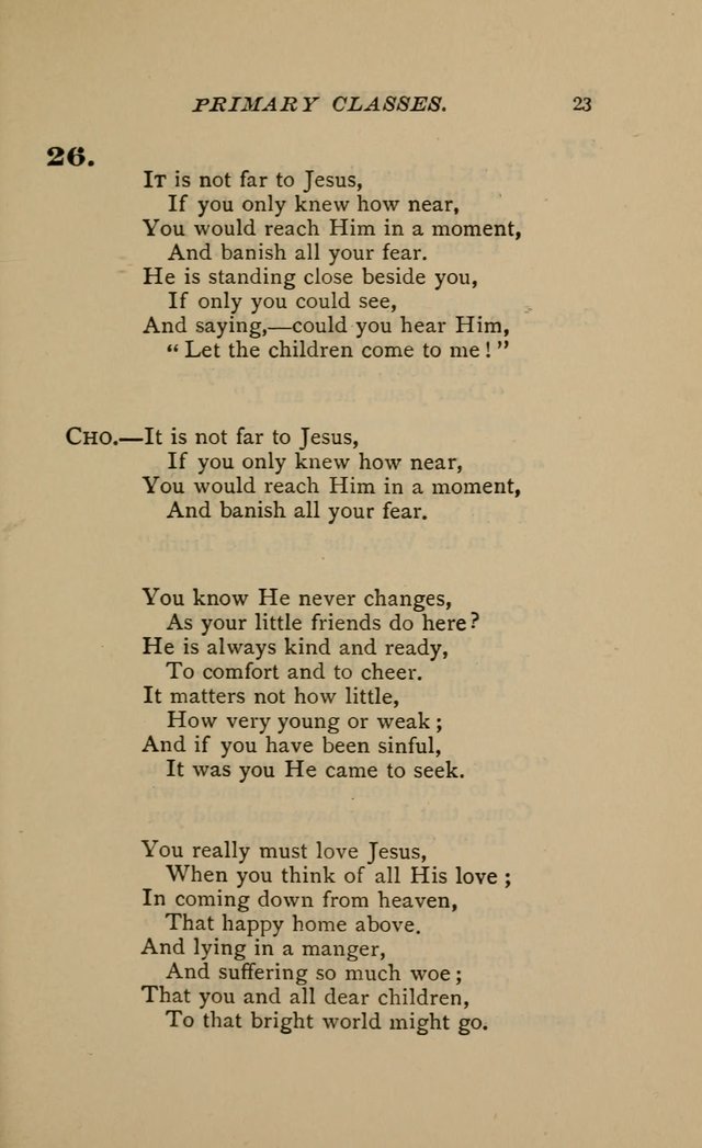 Hymnal for Primary Classes: a collection of hymns and tunes, recitations and exercises, being a manual for primary Sunday-schools (Words ed.) page 20