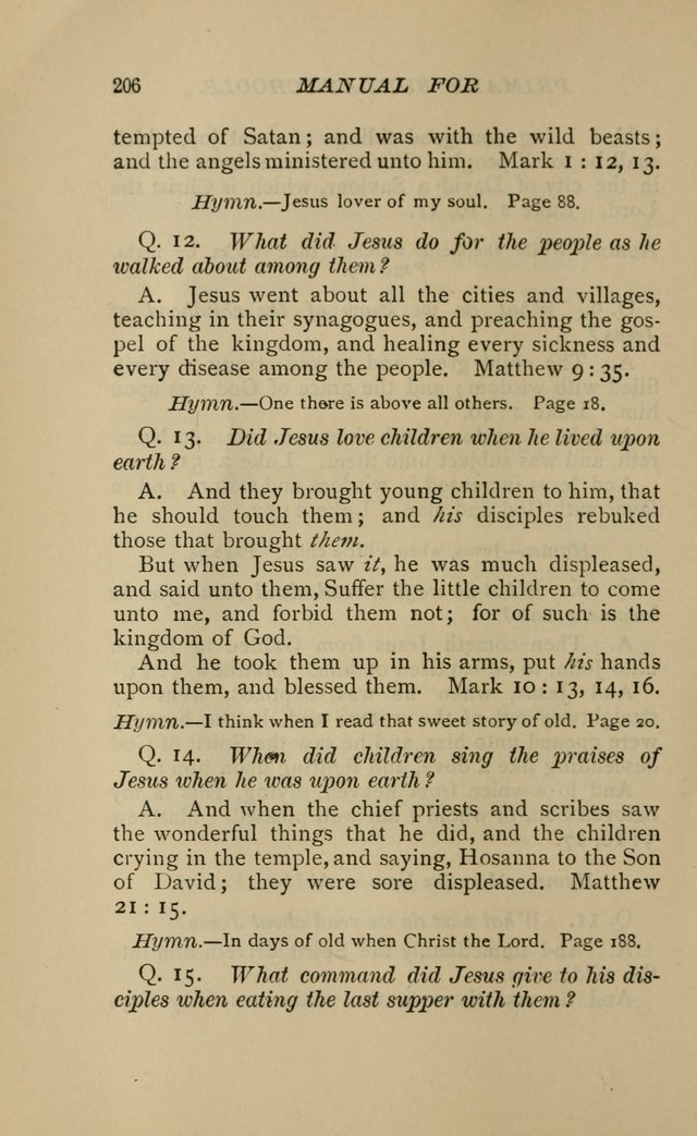 Hymnal for Primary Classes: a collection of hymns and tunes, recitations and exercises, being a manual for primary Sunday-schools (Words ed.) page 203