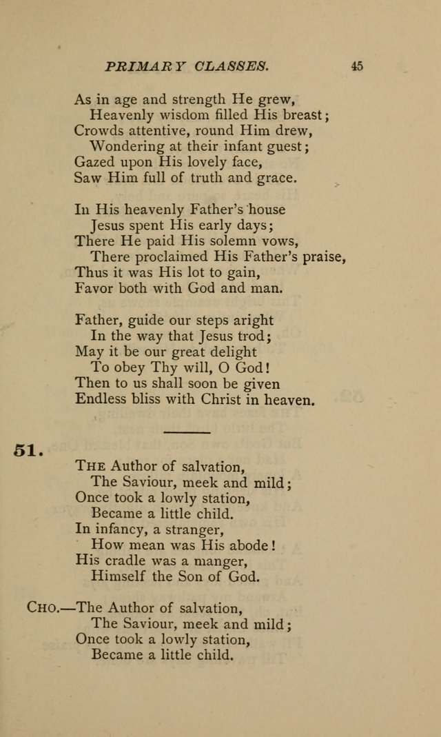 Hymnal for Primary Classes: a collection of hymns and tunes, recitations and exercises, being a manual for primary Sunday-schools (Words ed.) page 42