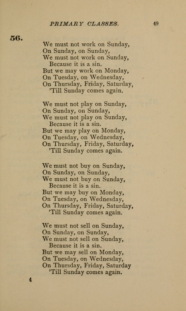 Hymnal for Primary Classes: a collection of hymns and tunes, recitations and exercises, being a manual for primary Sunday-schools (Words ed.) page 46