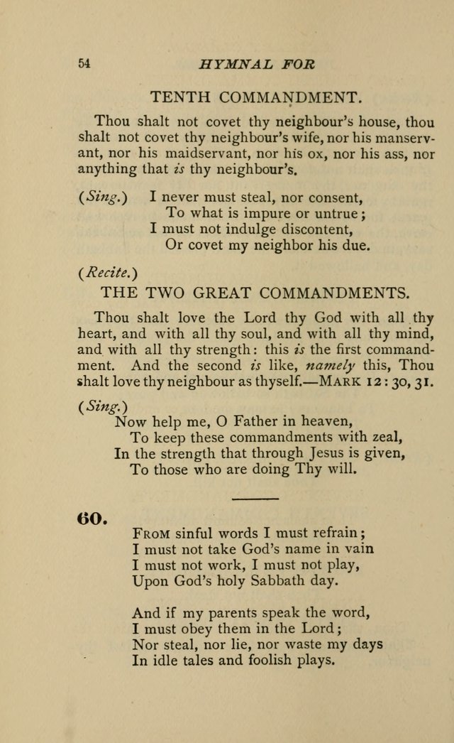 Hymnal for Primary Classes: a collection of hymns and tunes, recitations and exercises, being a manual for primary Sunday-schools (Words ed.) page 51