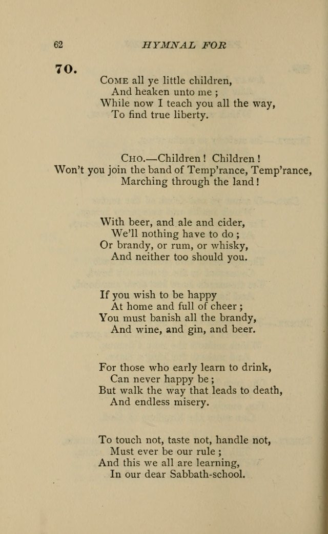 Hymnal for Primary Classes: a collection of hymns and tunes, recitations and exercises, being a manual for primary Sunday-schools (Words ed.) page 59