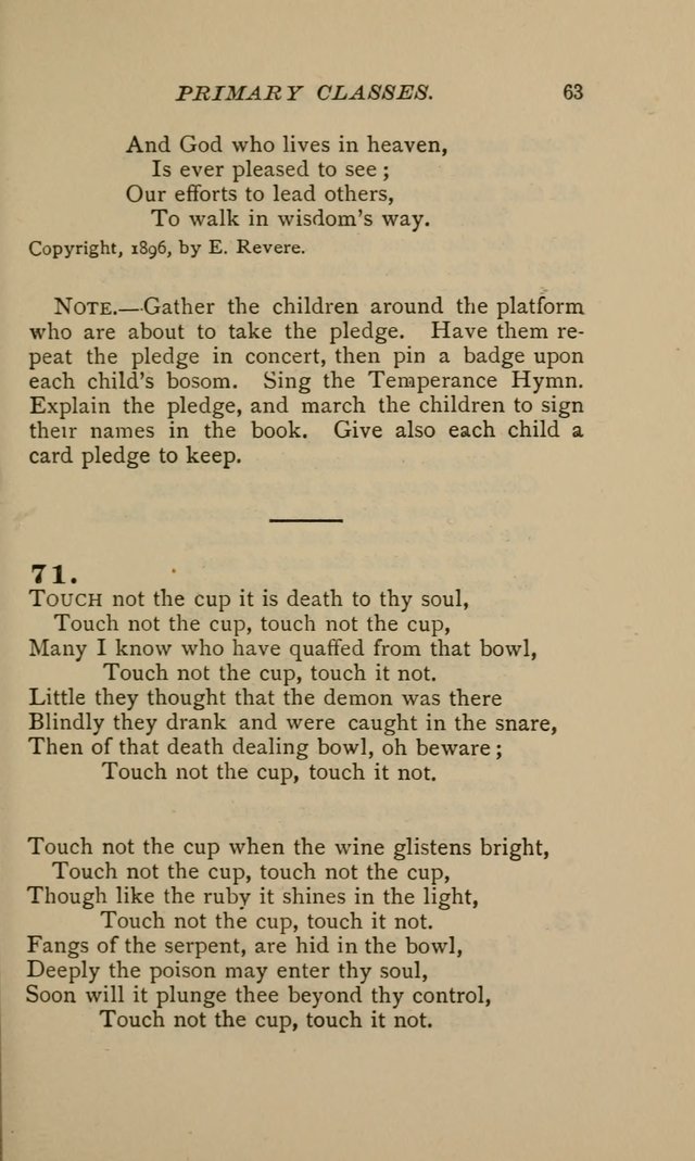 Hymnal for Primary Classes: a collection of hymns and tunes, recitations and exercises, being a manual for primary Sunday-schools (Words ed.) page 60