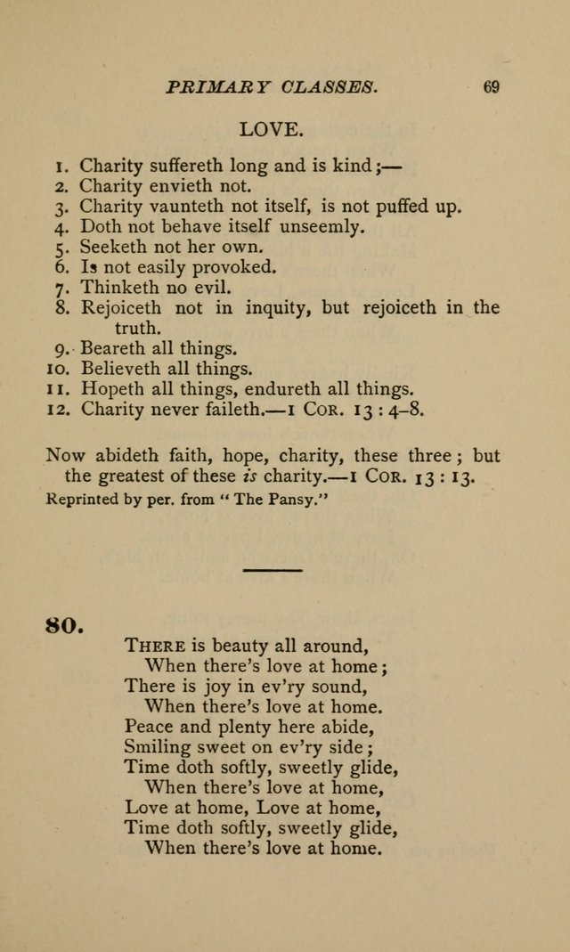 Hymnal for Primary Classes: a collection of hymns and tunes, recitations and exercises, being a manual for primary Sunday-schools (Words ed.) page 66