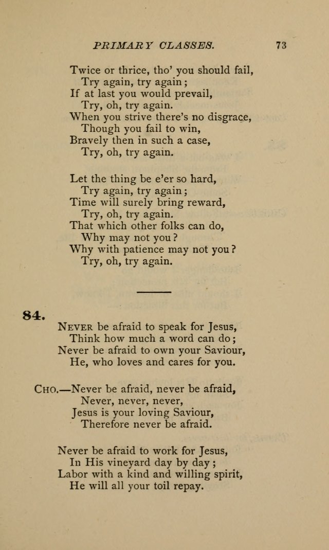 Hymnal for Primary Classes: a collection of hymns and tunes, recitations and exercises, being a manual for primary Sunday-schools (Words ed.) page 70