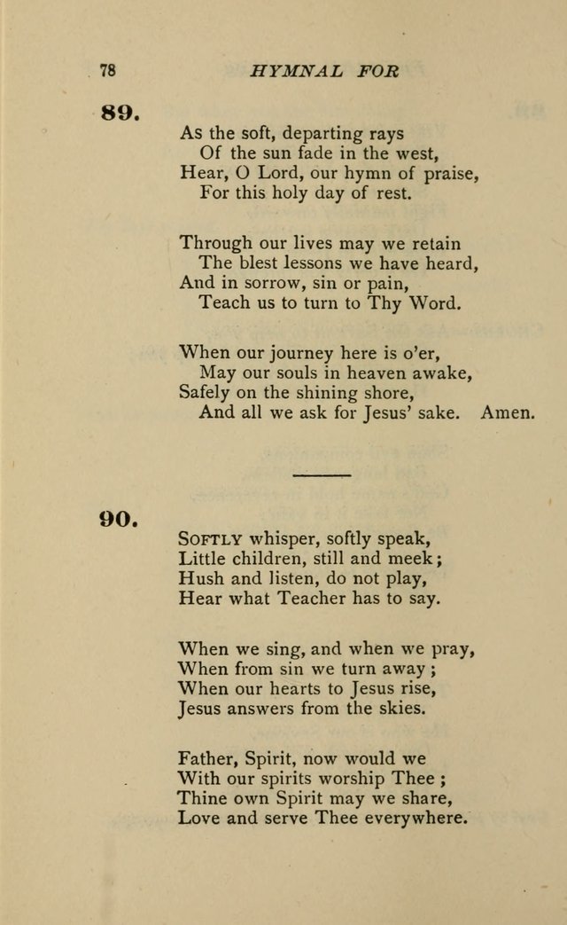 Hymnal for Primary Classes: a collection of hymns and tunes, recitations and exercises, being a manual for primary Sunday-schools (Words ed.) page 75