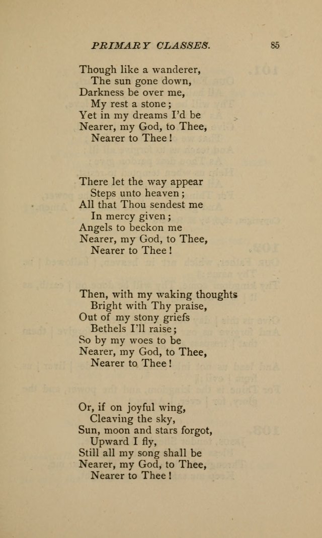 Hymnal for Primary Classes: a collection of hymns and tunes, recitations and exercises, being a manual for primary Sunday-schools (Words ed.) page 82