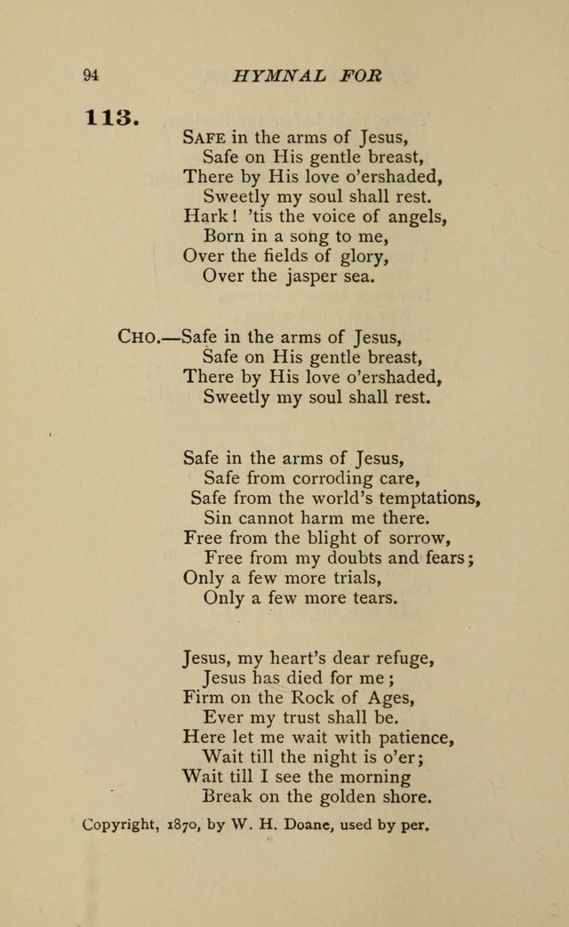 Hymnal for Primary Classes: a collection of hymns and tunes, recitations and exercises, being a manual for primary Sunday-schools (Words ed.) page 91