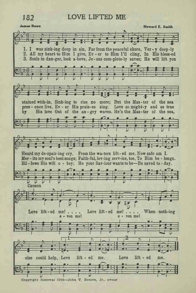 Hymns for Praise and Service page 156