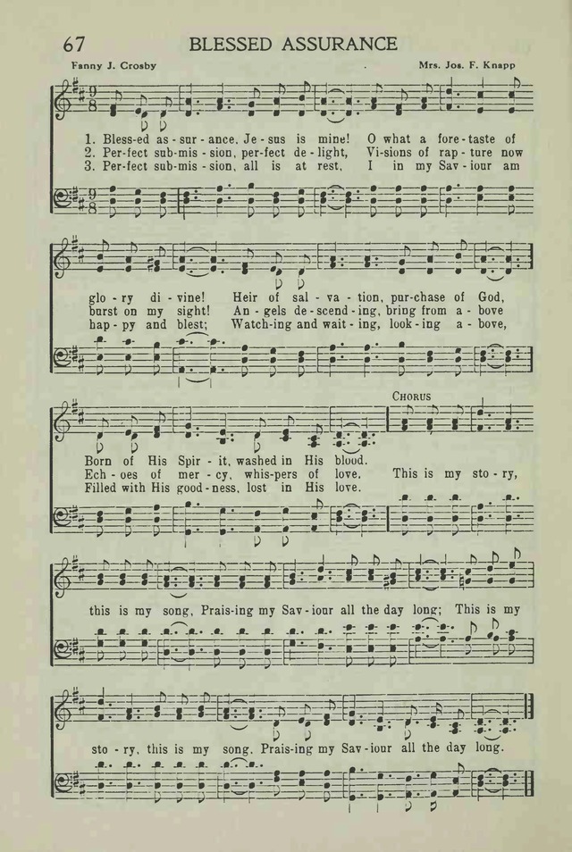 Hymns for Praise and Service page 64