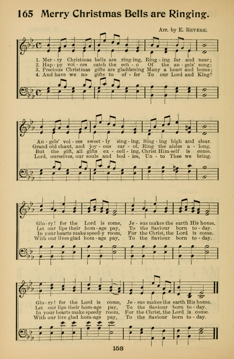 Hymnal for Primary Classes: a collection of hymns and tunes, recitations and exercises, being a manual for primary Sunday-schools (With Tunes)) page 158