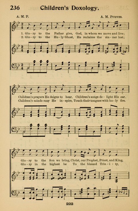 Hymnal for Primary Classes: a collection of hymns and tunes, recitations and exercises, being a manual for primary Sunday-schools (With Tunes)) page 224