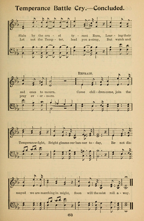 Hymnal for Primary Classes: a collection of hymns and tunes, recitations and exercises, being a manual for primary Sunday-schools (With Tunes)) page 63