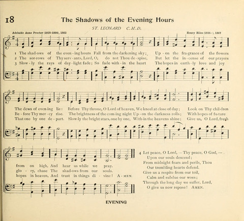 The Hymnal for Schools page 19