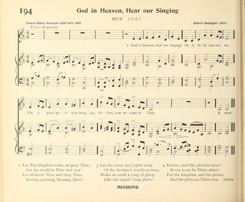 The Hymnal for Schools page 238