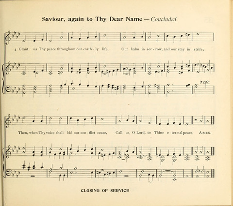 The Hymnal for Schools page 39