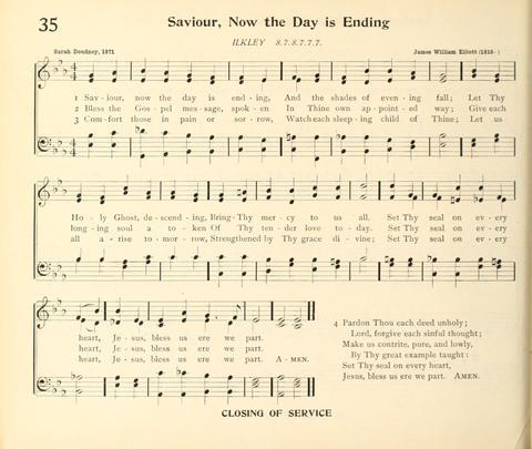 The Hymnal for Schools page 40