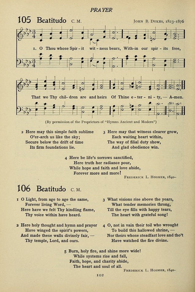 Hymns for Schools and Colleges page 102