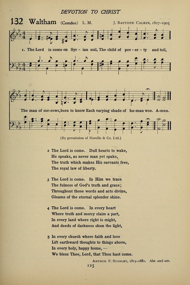 Hymns for Schools and Colleges page 125