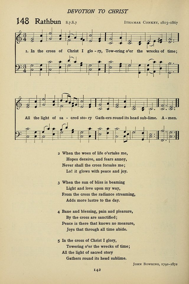 Hymns for Schools and Colleges page 142