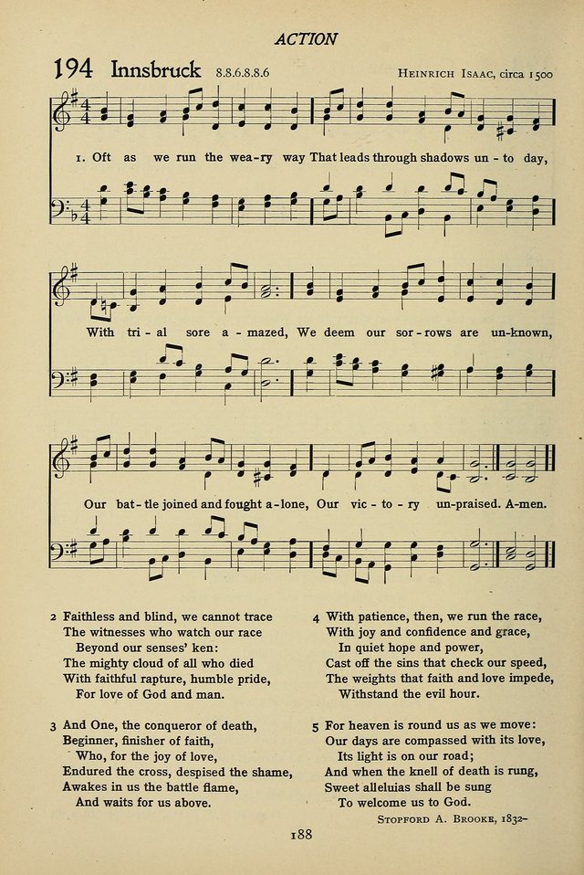 Hymns for Schools and Colleges page 188