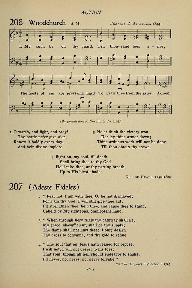 Hymns for Schools and Colleges page 203